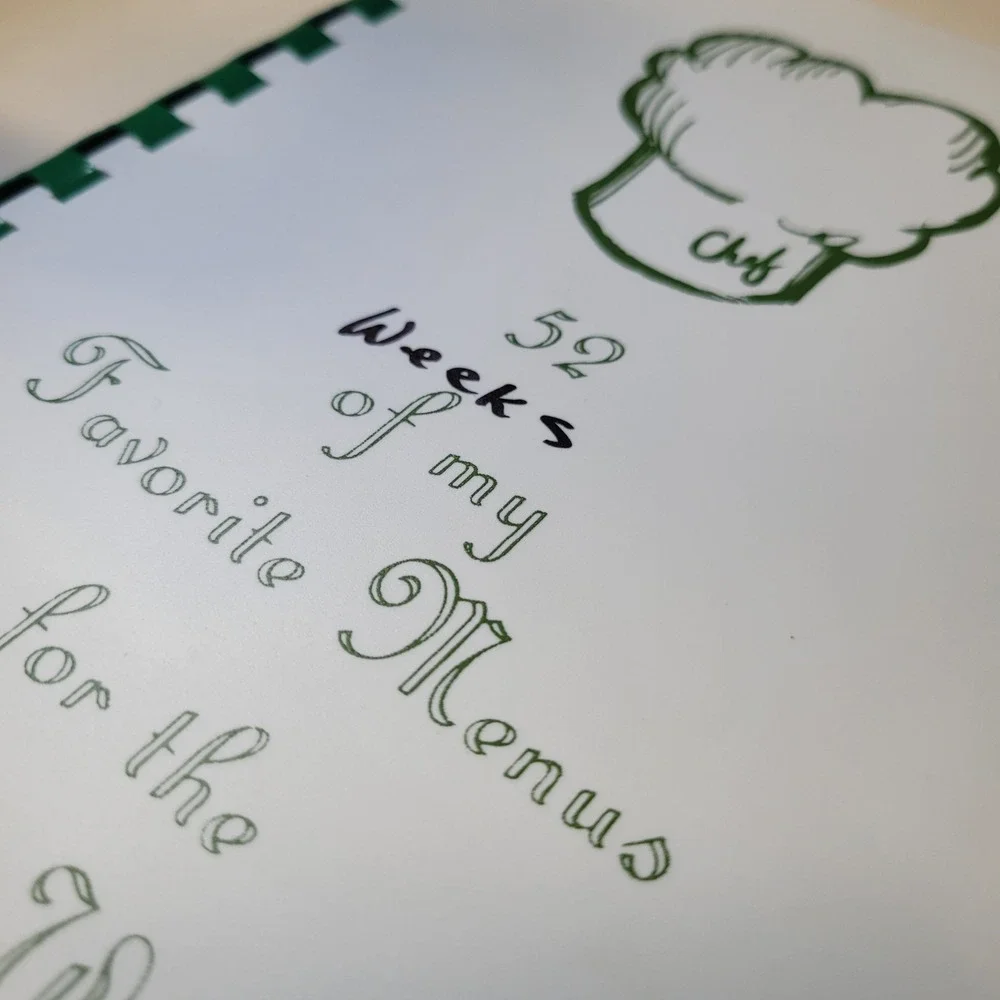 Vintage‎ 52 Weeks of Favorite Menus for the Working Woman Cookbook Recipe Binder